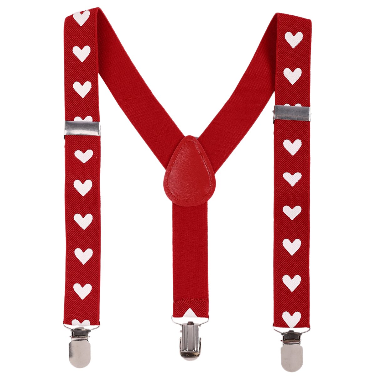 Ibtom Castle Cupid Costume Baby Boy Valentines Day Outfit Baby Boys Adjustable Y Back Elastic Strong Clip Suspenders Outfit Firs