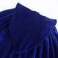 Knelor Kids Hooded Velvet Cloak Robe Halloween Cosutme Cape Fancy Cosplay Costumes 3 To 16 Years (S/Age 3-4, Blue)