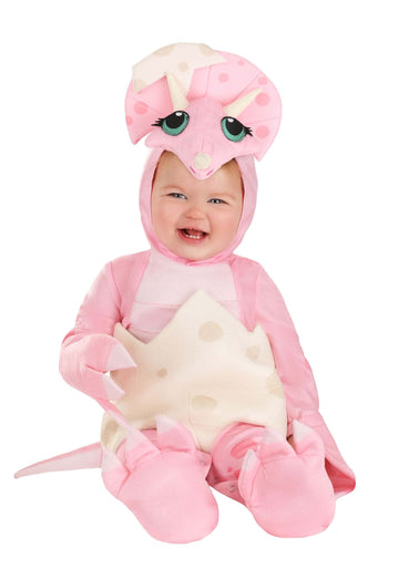 Infant Hatchling Pink Dinosaur Costume - 12/18mo