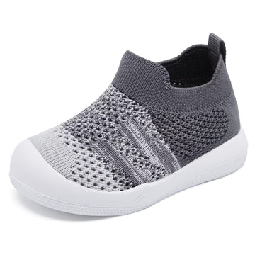 Baby Shoes Girls Boys Baby Sock Shoes With Non Slip Soft Rubber Sole Infant First Walking Sneaker Toddler Slipper 12-15 Months G