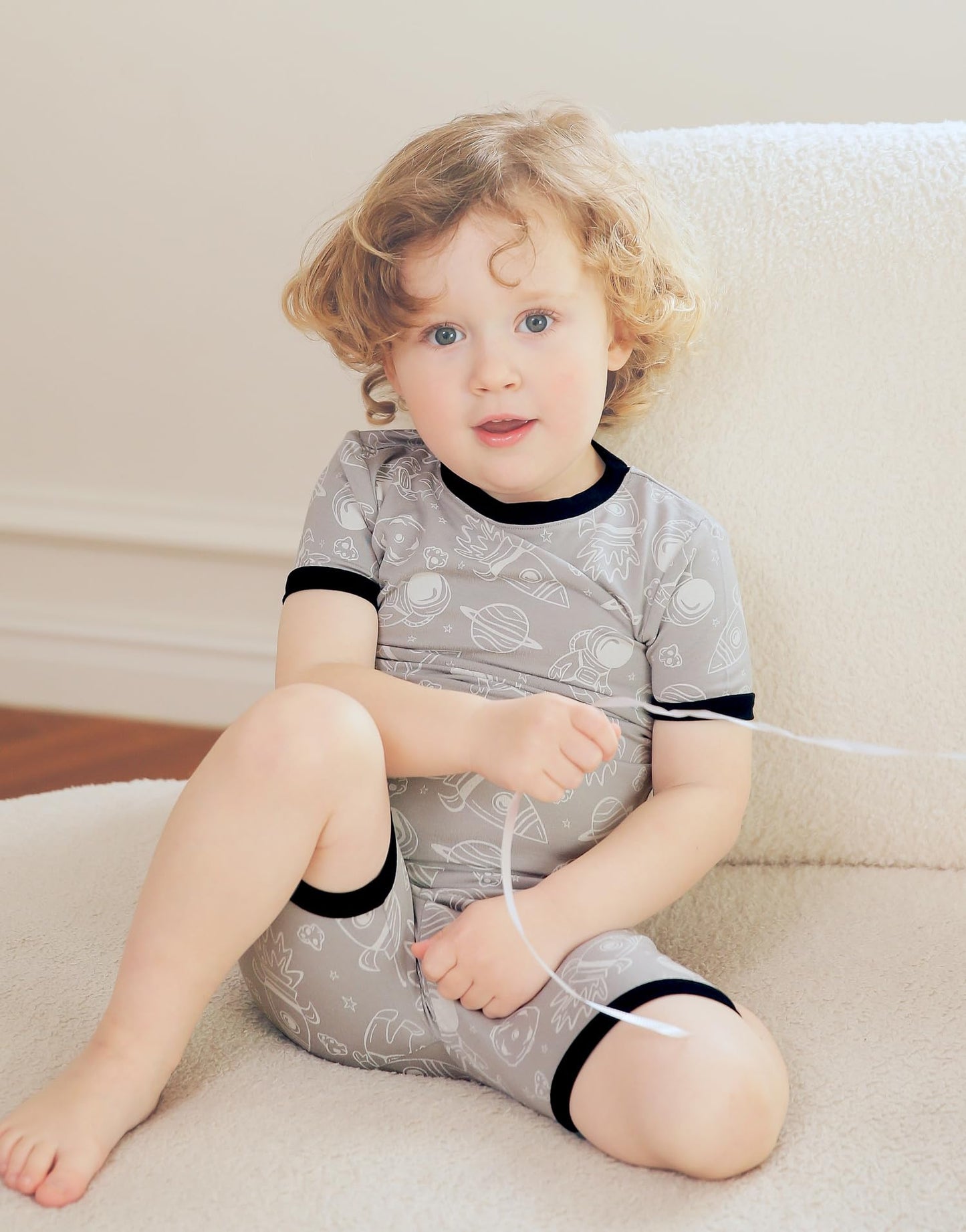 Vaenait Kids Toddler Junior Sleepwear Pajamas Pjs 2Pcs Set Short Universe Xs