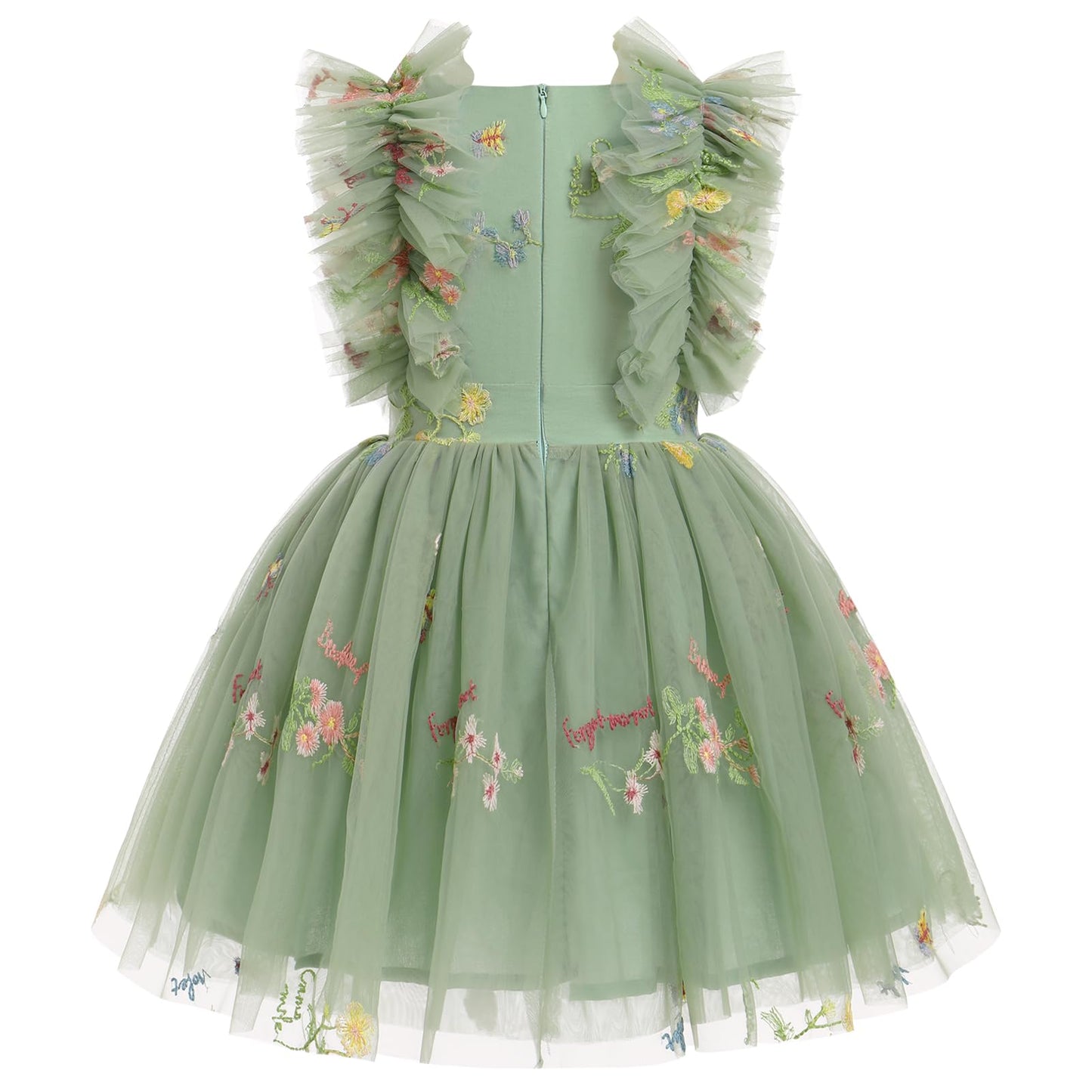Fairy Dress Toddler, Party Dress For Baby Girl Boho Lace Hippie Flower Puffy Wedding Birthday Fancy Dance Evening Gown For Kids