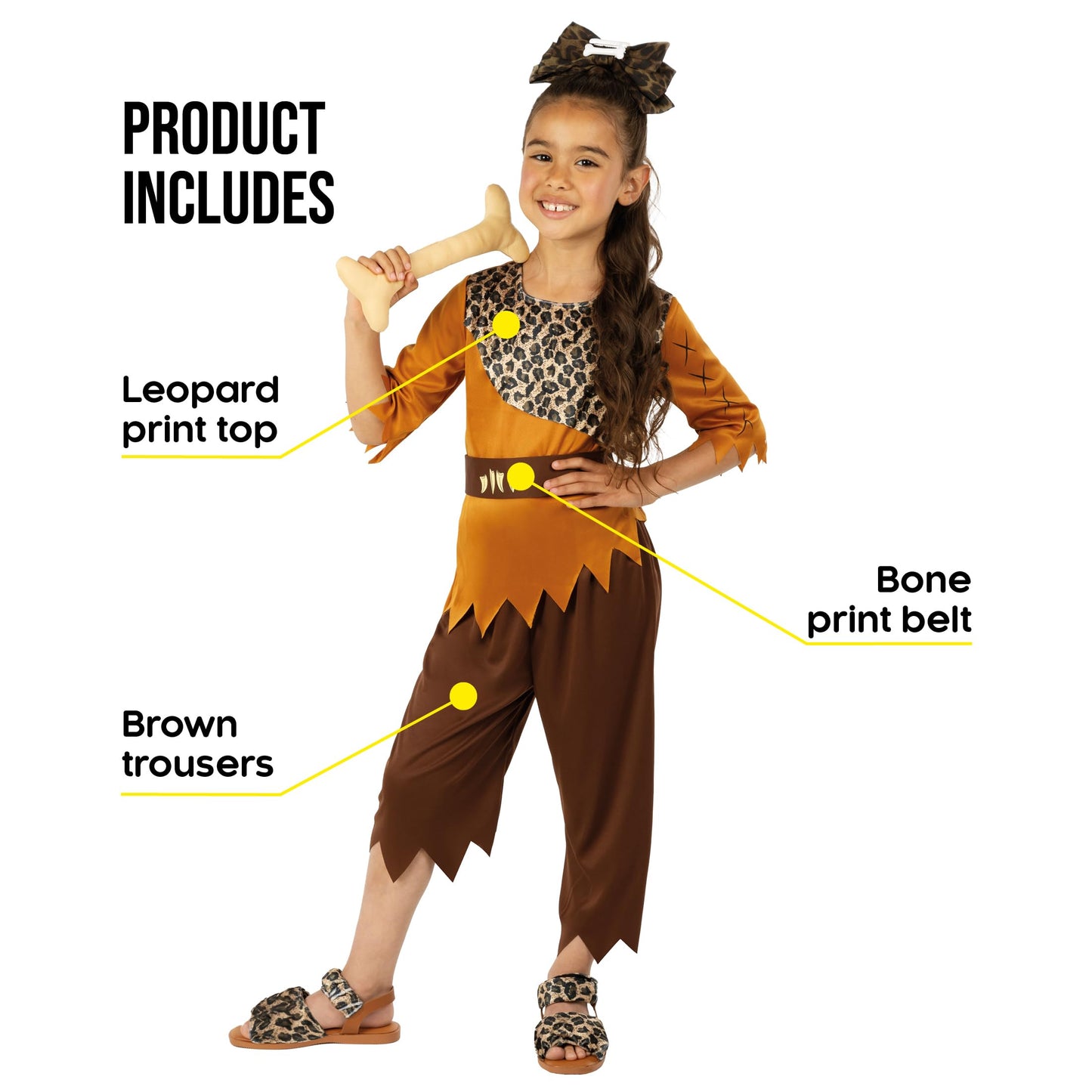 Fun Shack Caveman Costume Boys, Caveman Costume Kids, Cave Boy Costume, Boys Caveman Costume, Kids Caveman Costume - Medium