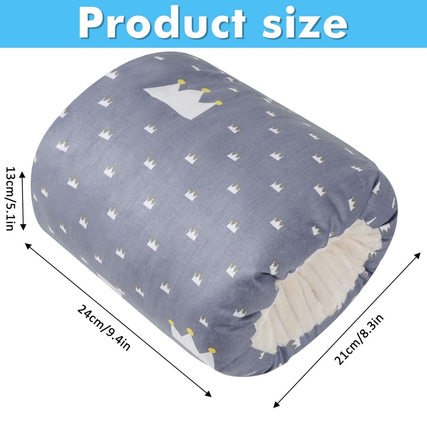 Povkufii Baby Nursing Arm Breastfeeding Pillow Adjustable Nursing Pillow Soft Nursing Arm Pillow Baby Feeding Pillow(Broadcrown)