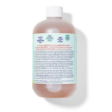 California Baby Calming Bubble Bath - Calming Scent Of Lavender & Clary Sage Essential Oils, Perfect Before Bedtime, 100% Plant-