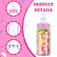 Pinkxhy 60 Pcs 4.5 Inch Baby Mini Milk Bottle Baby Shower Favor Fillable Feeding Bottle Candy Box Small Plastic Candy Container