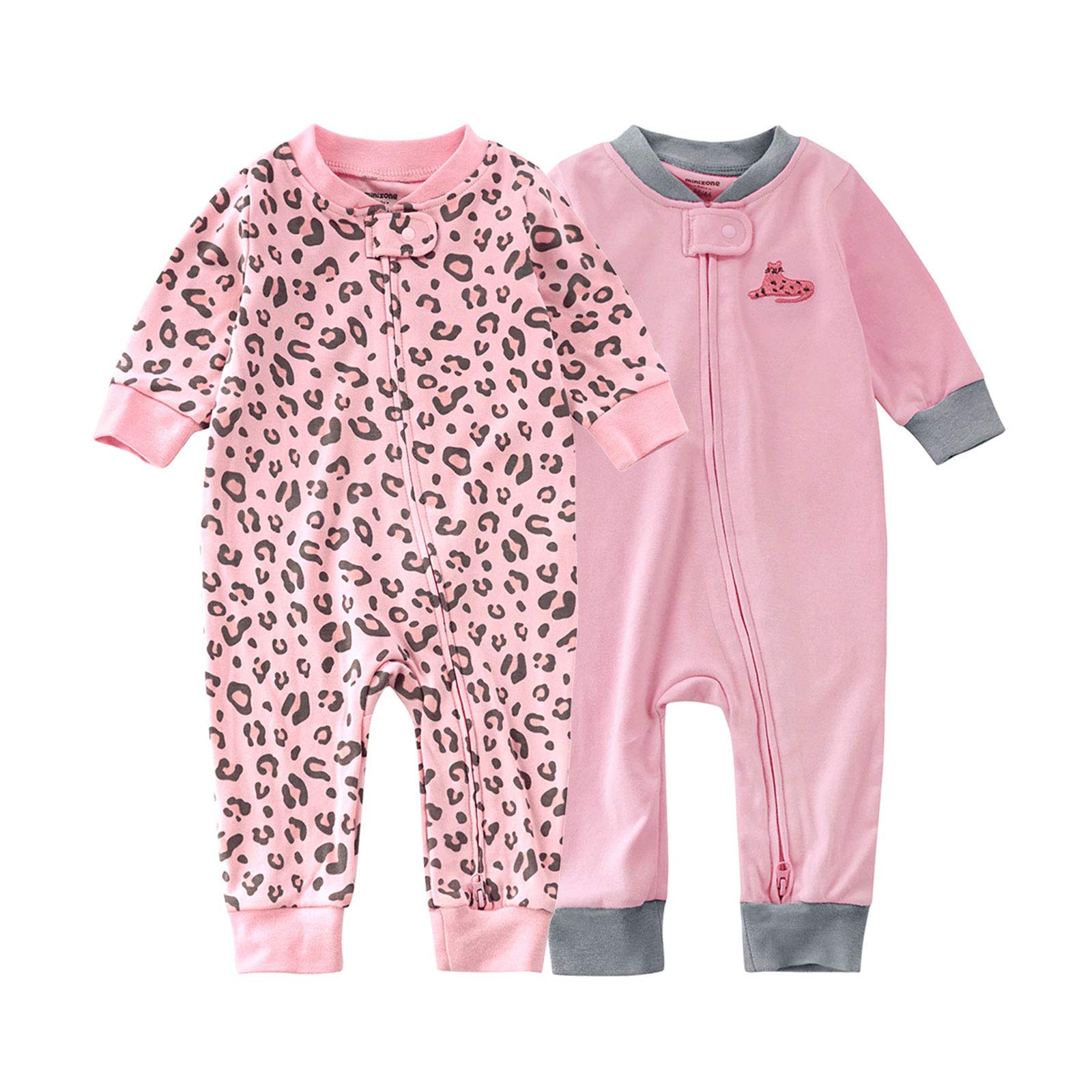 Suyeorli Baby 2 Pack Footless Pajamas Romper Cotton Long Sleeve 2 Way – Cutebaby WBBAPB08NYCFVYD