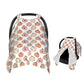 Muishi Pumpkins and Bats Baby Car Seat Canopy Nursing Cover for Newborn Car Seat Breastfeeding Covers Blanket Newborn Shower Gif