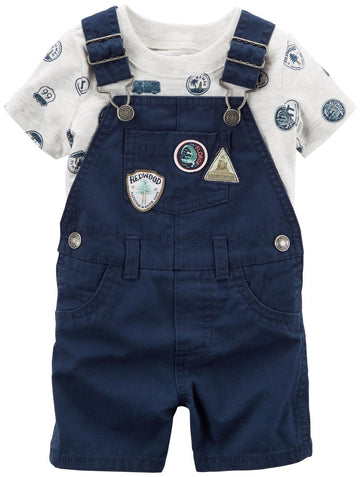 Carter'S Baby Boys' 2 Pc Sets 127G398, Navy, 3M