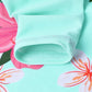 Toddler/Baby Girls Rash Guard Swimsuit Long Sleeve 2 Piece Swim Bottoms Set Upf 50+ 5-6T Cyan