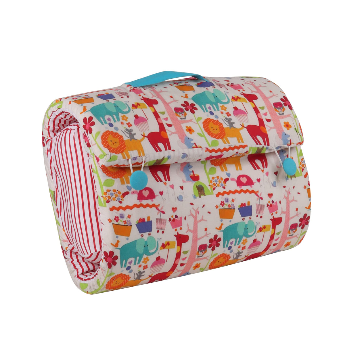 Oscar Home Baby Bed/Bedding Set/Bed in a Bag, Travel time Bed, Foldable, Sleeping Bag for Babies and Toddlers Design Giraffe