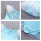 Fmyfwy Baby Girls Elsa Princess Costume Halloween Christmas Birthday Romper Tutu Dress W/Headband Blue 90