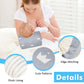 Povkufii Baby Nursing Arm Breastfeeding Pillow Adjustable Nursing Pillow Soft Nursing Arm Pillow Baby Feeding Pillow(Grey Crown)
