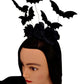 Halloween Black Bat Headband Costume Accessory