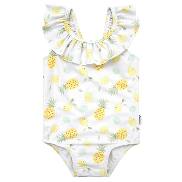 Gerber Girls' One-Piece Swimsuit, Pineapples
