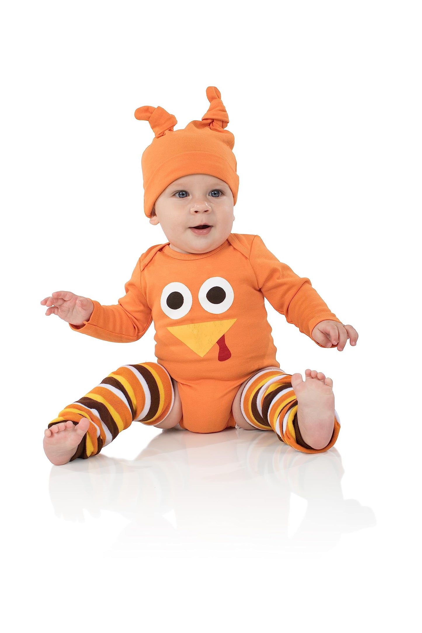 Judanzy Christmas And Halloween Baby And Toddler Leg Warmers For Girls And Boys (Newborn, Thanksgiving Stripe)