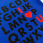Mrocioa Valentines Day Shirt For Boys Girls Alphabet Abc I Love U Sweatshirt Toddler Kids Vday Heart Tops Blue 4T