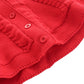 Famuka Baby Girl Cloaks Warm Knitted Poncho Toddlers Red Cape Cloak (Red, 12-18 Months)