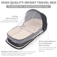 Yvmvdv Portable Travel Bassinet For 0-10M Baby, Portable Travel Baby Bed, Cosleeping Baby Bed With Mosquito Net, Lightweight And