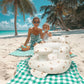 Inflatable Sit Up Chair For Babies 3-36 Months, Inflatable Baby Chair With Tray,Infant Back Support Sofa With Built In Air Pump