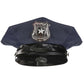 Elope Kid'S Police Hat With Silver Badge - Navy Blue Polyester Dress Up Cop, Adjustable Vinyl Brim, Costume Accessory Standard