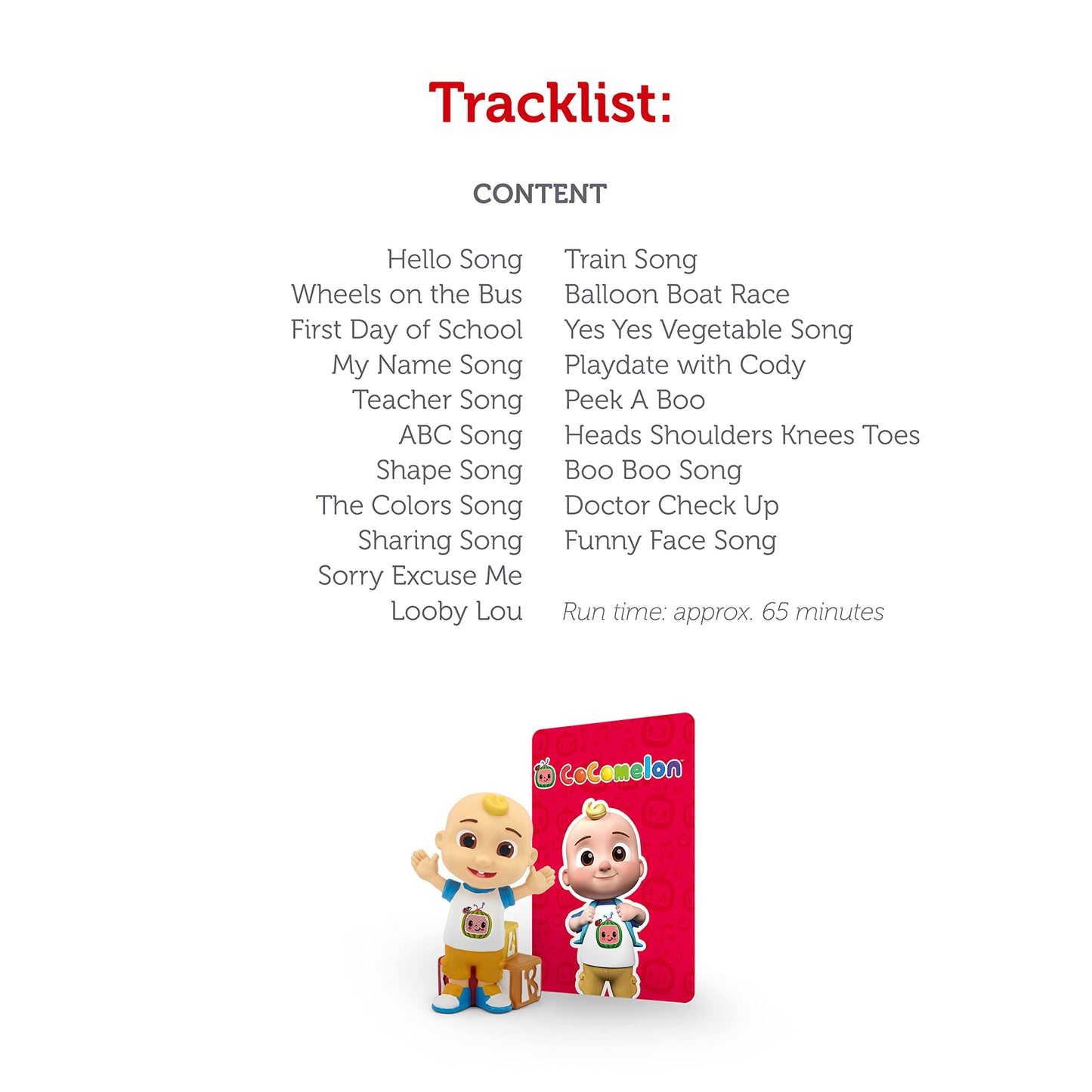Tonies JJ Audio Play Character from CoComelon