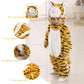 Tonwhar Unisex-Baby Animal Onesie Costume Cartoon Animal Outfit Homewear Kids' One-Piece Rompers(2-3T, Tiger)