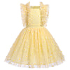 Gifts For One Year Old Girl, Princess Tutu Toddler Birthday Dress Infant Ruffled Flower Embroidered Special Occasion Photoshoot