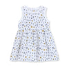 The Boo Boo Club Organic Cotton Printed Frock For Girls | Soft Muslin Baby Dress | Toddler Summer Outfit | Sleeveless KneeLengt
