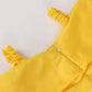 Jerrisapparel Princess Dress Off Shoulder Layered Costume For Little Girl (4 Years, Yellow With Accessories)