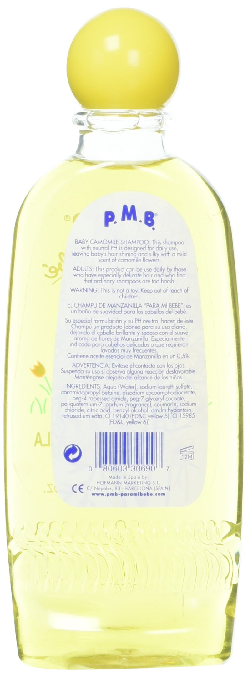 Para Mi Bebe Chamomile Shampoo, 8.3 Oz