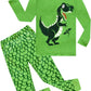 Toddler Dino Little Boys Kids Pyjamas Cotton Fall Pjs For Boys Children Sleepwear 5 6 T
