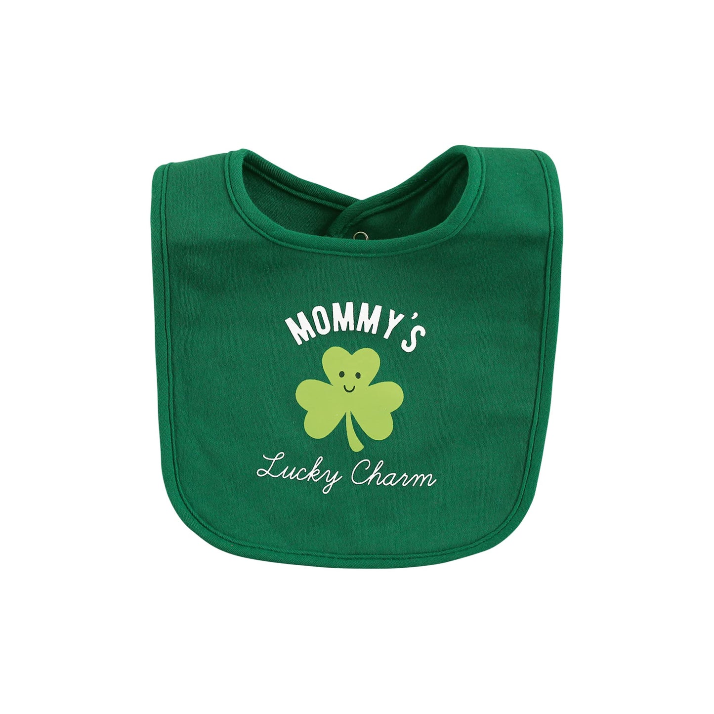 Hudson Baby Unisex Baby Cotton Bib And Sock Set, Lucky Charm, One Size