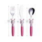Annova Kids Silverware 6 Pieces Set Children'S Flatware - Stainless Steel Cutlery - 3 X Safe Forks, 3 X Dinner Spoons - Safe Tod