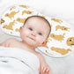 Yyzzh Golden Retriever Dog Muslin Burp Cloths For Baby 2 Pack Soft 100% Cotton Baby Washcloths Bibs For Boy Girl