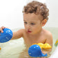 caaocho Pure Natural Rubber Bath Toy - Kala The Whale Baby Toy - Hole Free Bath Toys, BPA Free Bath Toys for Infants, without Ho