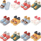 Aroveea Non Slip Grip Ankle Baby Socks 5-7 Years Old Black For Toddler Boys And Girls Kids Socks 12 Pack,Infant Cute Cotton Baby