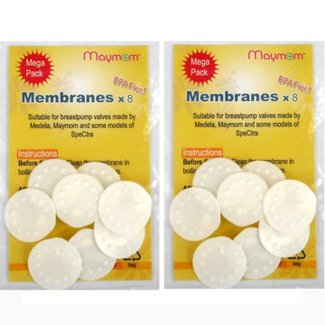 Maymom Membranes Compatible With Medela Breastpumps, Suitable For Lactina, Manual Freestyle, Symphony, Swing, Pump In Style Pump