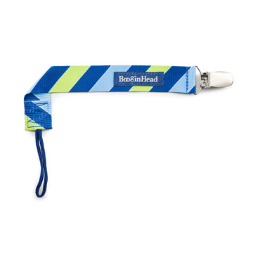 Booginhead Baby Newborn Pacigrip Pacifier Clip, Leap Blue/Green