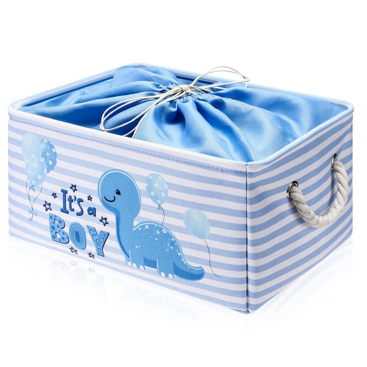 Tiangrid Baby Shower Boy Gift Bag Dinosaur Storage Basket