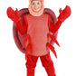 Fun Costumes Disney'S The Little Mermaid Sebastian, Boy'S Plush Red Crab Jumpsuit With Foam Formed Tunic And Hat 4T