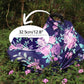 Carseat Cover Girls, Multiuse - Nursing Breastfeeding Covers, Purple Flower Theme, Car Seat Canopy, Stretchy Soft Breathable