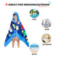 Bangsaur Kids Hooded Beach Bath Towels, 100% Cotton 50'X30' Wrap Towel, Toddlers Boys 3-12 Years Coverup Towel Octopus