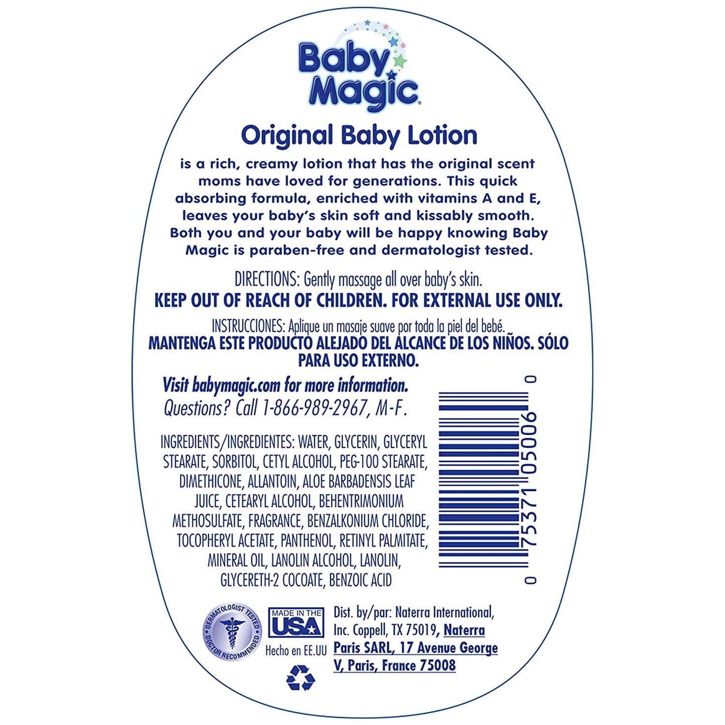 Baby Magic Baby Lotion Gentle 16.5 Ounce Baby Scent (488Ml) (3 Pack)