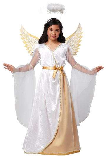 Girls Guardian Angel Costume Small (6-8)