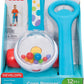 Fisher-Price Corn Popper Baby Toy, Toddler Push Toy with Ball-Popping Action for 1 Year Old and Up, 2-Piece Assembly, Blue