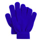 6 Pairs Kids Magic Gloves Winter Warm Full Fingers Gloves Soft Knitted Mittens For Baby Boys Girls Maroon&Plum&Green