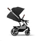 Balios S Lux 2 Stroller - Silver Frame And Moon Black Seat