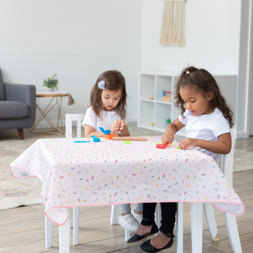 Bumkins Baby Splat Mat For Under High Chair, Disney Princess Waterproof Washable Cloth For Arts And Crafts, Playtime Mats For Ki