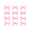 Small Solid Bow for Girls - Set of 12 (Pale Pink)